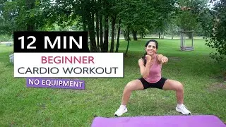 12 Min Beginner Cardio Workout For Women | Inspired by GunjanShouts Beginner Workout