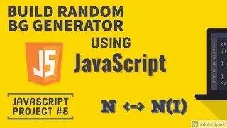 Build A Random Background Generator using JavaScript|Javascript project#5|#javascript