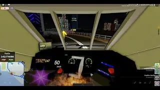 Driving TRR train on road POV - Roblox Sunshine Islands Route U47