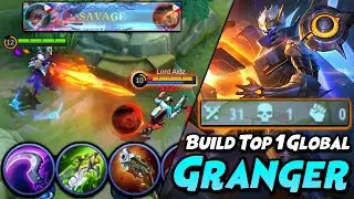 31 Kills!! Granger Perfect SAVAGE - Build Top 1 Global Granger ~ MLBB