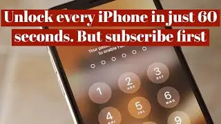 Unlock everyone iPhones in just a minute