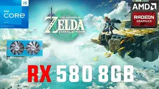 Zelda Tears of the Kingdom RX 580 8GB FSR 1080p