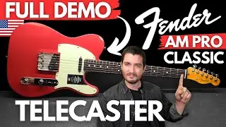 NEW Fender American Pro Classic Telecaster FULL DEMO