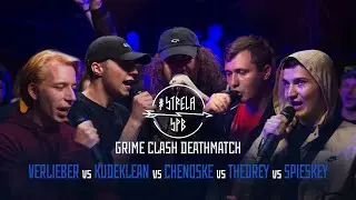 #STRELASPB - VERLIEBER vs KUDEKLEAN vs CHENOSKE vs THEDREY vs SPIESKEY [GRIME CLASH DEATHMATCH]