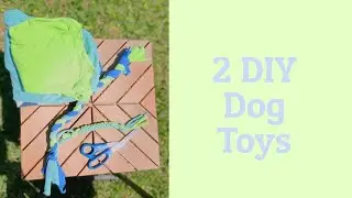 How to make dog toys out of old t-shirts
