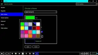 How to on high contrast background theme || windows 10 || #contrastincreasing ||