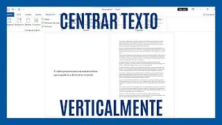 How to center text vertically in Word