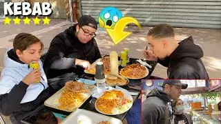 OMAR EATS FOR THE FIRST TIME IN HIS LIFE AT THIS KEBAB! 🤩😜 (Best kebab in Paris)