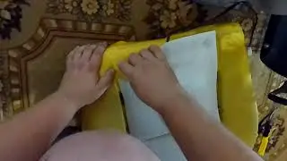 замена пенолитья/разбор сиденья калина
