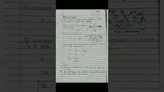 Class 12 physics notes | Current electricity | pdf link in the description | JEE | NEET | 