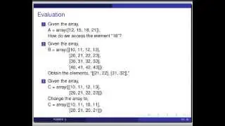 Accessing parts of Arrays in Python - Tutorial [English]