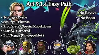 MCOC Act 9.1.4 Easy Path For Completion - Black Widow (Claire Voyant) Boss