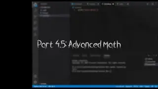 Tutorial 4.5 | Advanced Math