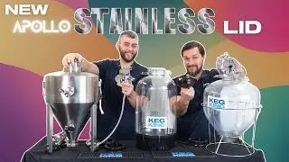 New Stainless lid for the Keg King Apollo range of Pressure Fermenters!