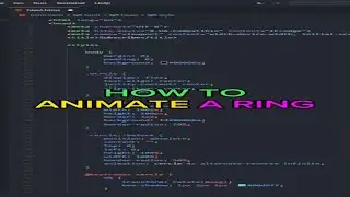 How to animate a ring | Html Css