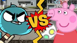 M.U.G.E.N Battles | Gumball Watterson vs Peppa Pig | The Amazing World of Gumball vs Peppa Pig