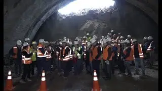 Finalizan obras de excavación de túnel para nuevo Puente Ferroviario