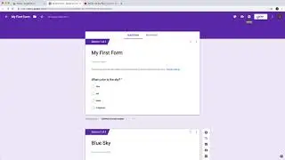 5. Sharing a Google Form