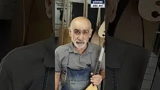 Oyma Dut Bağlama Kısa Sap 40 cm