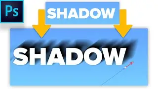 The Easiest Way To Create A Long Shadow In #Photoshop #Shorts