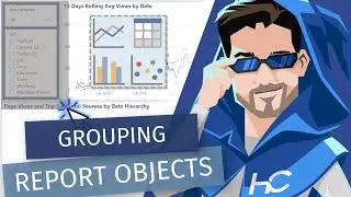 Grouping Report Objects in Power BI
