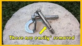How to remove flush head sleeve bolts (3 ways)