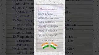Republic Day Speech in English 2025// 10 lines Speech On Republic Day in english 2025// 