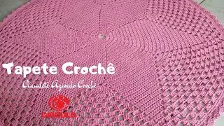 Tapete Redondo de Crochê Aula Passo a Passo para Iniciantes
