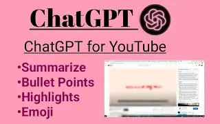 ChatGPT for YouTube | #chatgpt  #chatgptprompt