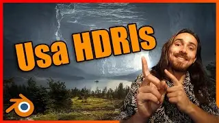 💡 Cómo MEJORAR la ILUMINACION de FONDO Configurando un HDRI en Blender 3.1