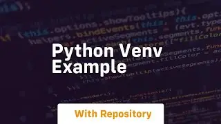 python venv example