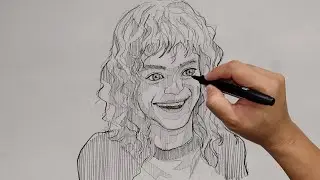 How To Draw Eddie Munson | Stranger Things
