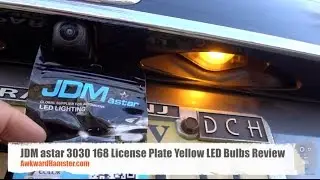 How to Replace Honda CR-V License Plate Light Bulbs With JDM astar 3030 168 Review