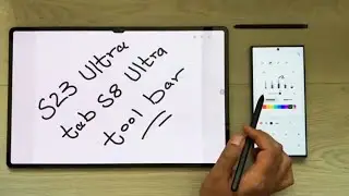 How to Use Samsung S23 Ultra as Toolbar for Tab S8 Ultra - Samsung Notes