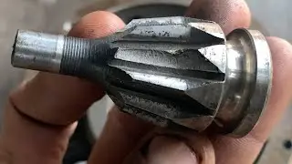 Manual Lathe Chuck Broken Pinion Making Made a old Axle For Lathe Machine and Turning Tool