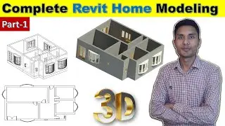 How to make home plan in Revit - In Hindi - Part 1
