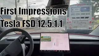 Tesla 12.5.1.1 Feels Great, First Impressions In New Jersey!