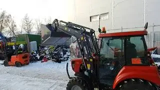МТЗ 622 c погрузчиком metall fach и ковшом