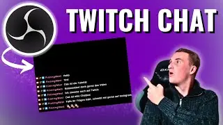 Chatbox in OBS Studio einfügen I German I 2024