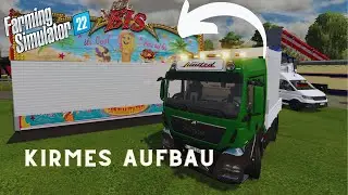 LS22 Riesieger Kirmes Aufbau Tag2 mit Flipper Riesenrad Autoscooter / NEW MODS / #ls22 #ls22mods