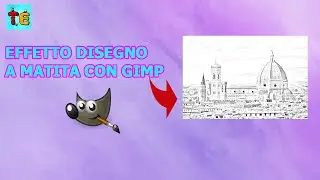 COME CREARE L’EFFETTO DISEGNO A MATITA  CON GIMP