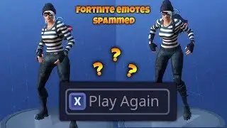So I spammed X on all my Fortnite Emotes and it was funny  asf...