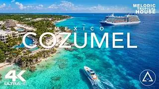 Cozumel in 4K Drone | Mexico's Unspoiled Island with Tropical House Ambiance