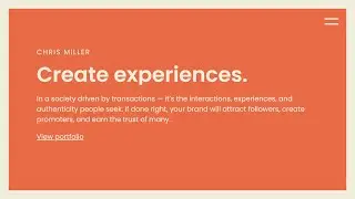Portfolio - Show and Tell