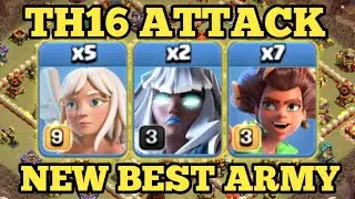 TH16 NEW ATTACK STRATEGY! ROOT RIDER CHARE ATTACK! CLASH OF CLANS COC GAL
