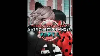 Miraculous Season 1 Elimination Wheel // Part 1 #miraculous #ladybug #edit