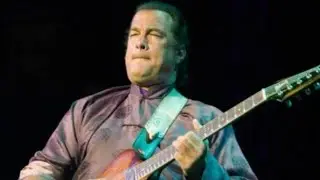 Steven Seagal Plays Voodoo Child By Jimi Hendrix #guitarsolo #seagal #jimihendrix