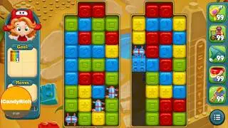 Toy Blast Level 61 Gameplay Puzzle With Boosters Game
