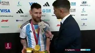 Messi speaks after winning the World Cup with Argentina