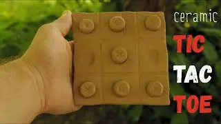 КРЕСТИКИ НОЛИКИ ИЗ ГЛИНЫ! HANDMADE TIC TAC TOE!